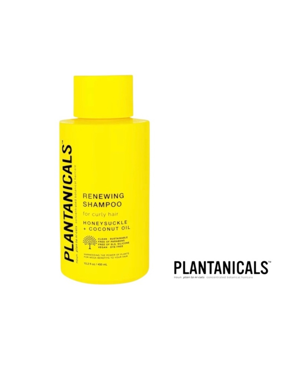 Plantanicals Hair Renewing Shampoo with Honeysuckle and Coconut Oil 15.2 oz NEW